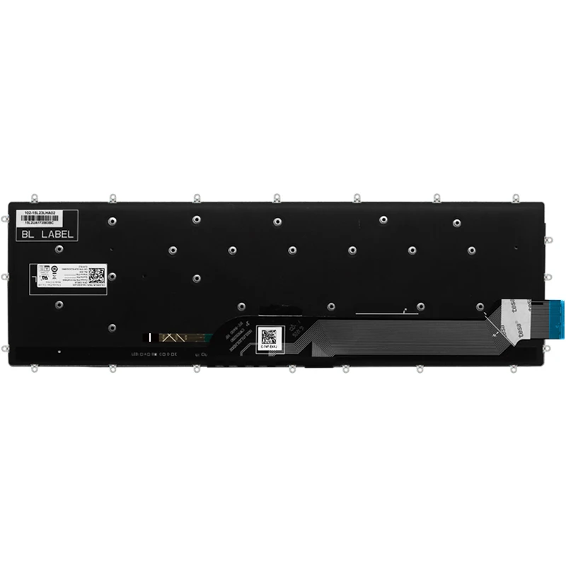 Teclado Retroiluminado dos Eua para Dell g3 15 3579 3779 g5 15 5587 g7 15 7588 P75f Inglês Preto Novo - Imagem 5