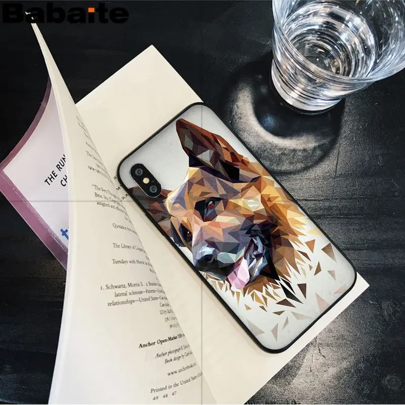 Babaite الألمانية الراعي الكلب العملاء عالية الجودة جراب هاتف ل أبل فون 8 7 6 6 S زائد X XS ماكس 5 5 S SE XR غطاء