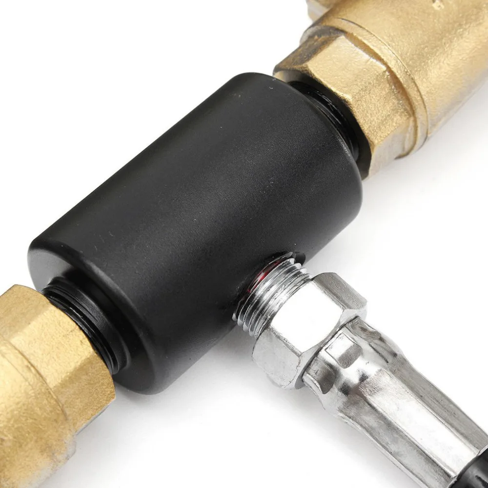 

Paintball CO2 Fill Station Tank Bottle Refill Filler Dual Valve Lever 36" Hose