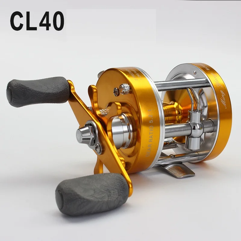 Cl40 Fishing Reel Aluminum Alloy Saltwater Bait Casting Reel Full Metal