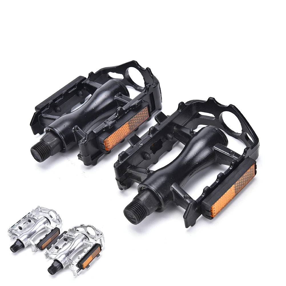 1 Pair Bike Pedals BMX MTB Aluminium Alloy Mountain Bicycle Cycling Pedals Flat Road Bike Bearing Pedals Bike Parts