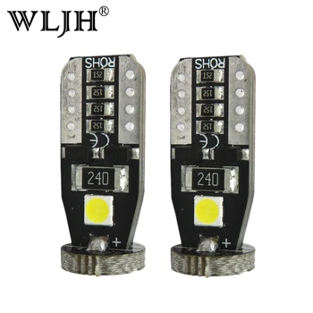 

WLJH 10x T10 LED W5W Bulbs Canbus Error Free Auto Lamp 501 Car Lights Interior light Bulb 12V Signal Lamp 6000K White Warranty