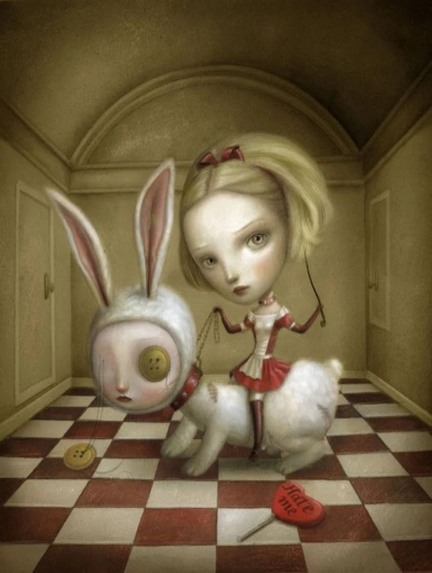 Mark Ryden Mark Ryde 1 панель абстрактная настенная живопись маслом плакат напечатанная Картина на холсте для гостиной домашний декор 22