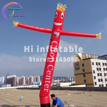 

Red Color Inflatable Air Dancer With logo Printing For Advertising