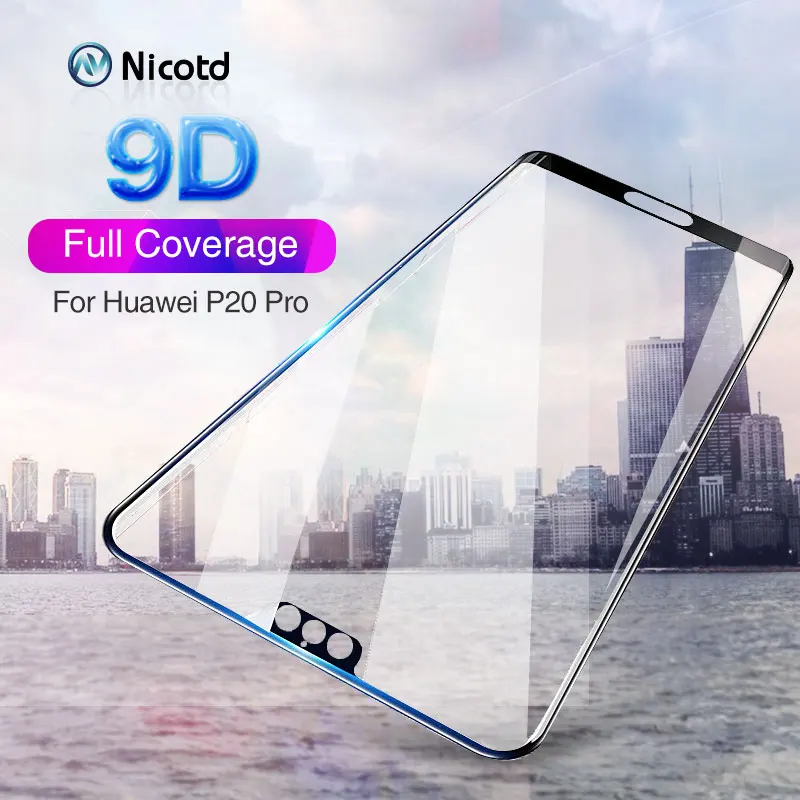

9D Curved Edge Protective Tempered Glass for Huawei P20pro P30 lite Nova 4 3i Glass for Honor View 20 20i 9i 9 Screen Protector