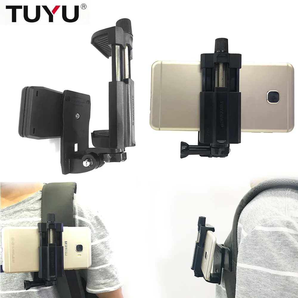 TUYU вращающийся рюкзак на 360 градусов зажим для шапки быстрозажимное крепление Gopro