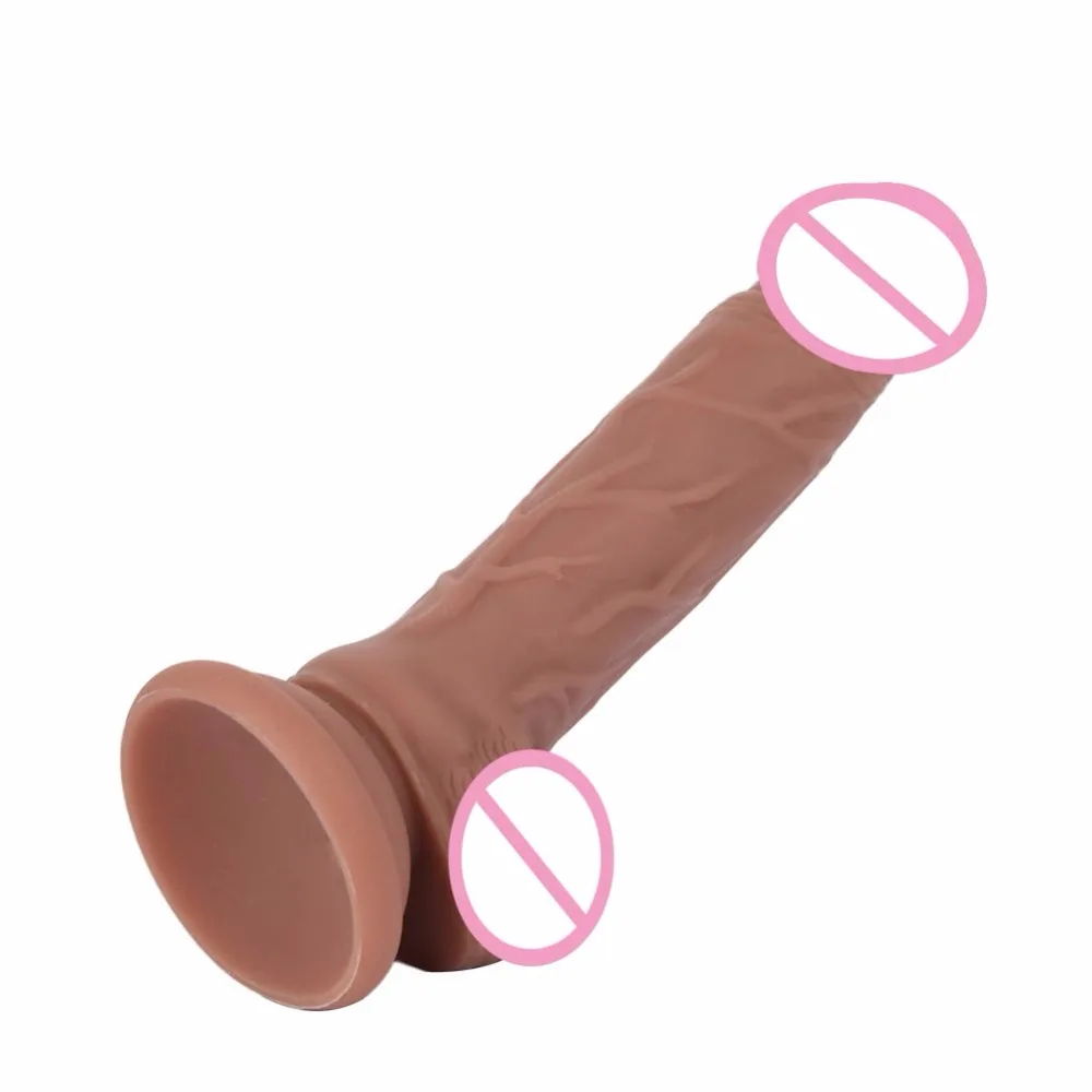 Soft Silicone Realistic Dildo Male Artificial Penis Big Dick Realistic Suction Cup Dildo Huge Adult Sex Toys for Woman Sex Shop