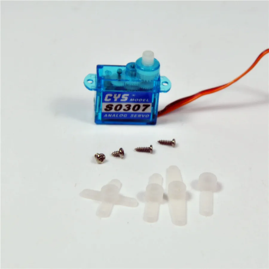 2 шт. сверхзвуковой Micro Servo 3.7 г cys s0307 Пластик Шестерни 19.8x8.4x21.3 мм для RC самолет модели наборы