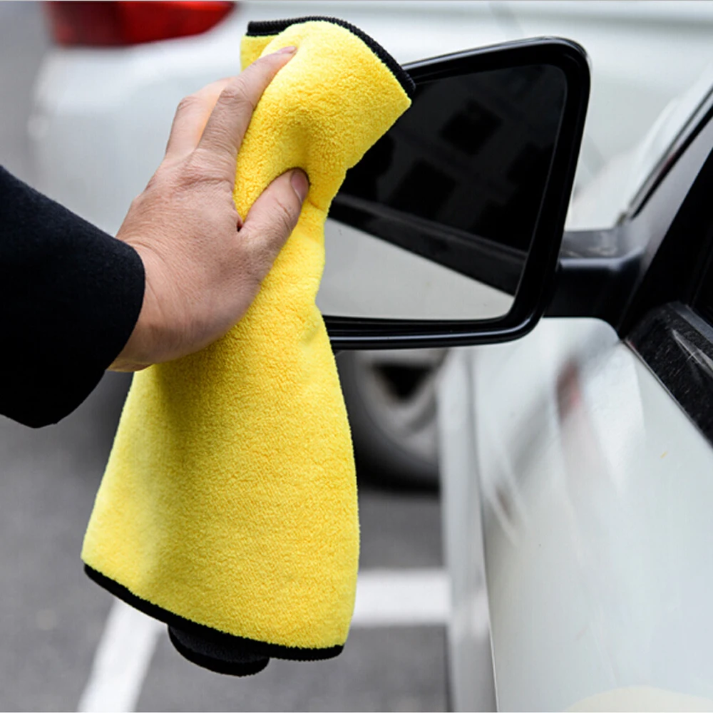 

Car Wash Microfiber Towel Car Cleaning Drying Cloth for hyundai getz skoda octavia a7 mitsubishi sportback outlander FOR toyota