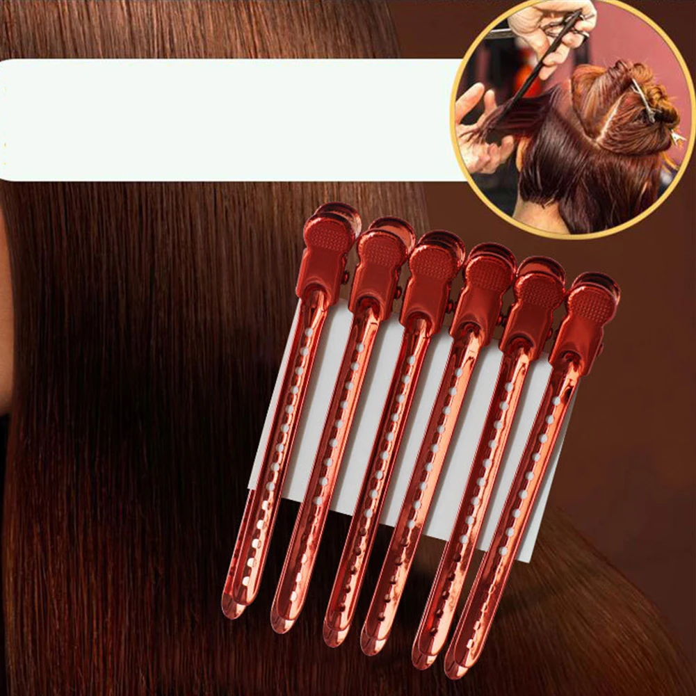 12 шт. DIY парикмахер легкий антискользящий Инструменты для укладки волос Professional красочный зажим для волос Sectioning Fashion практичный алюминиевый