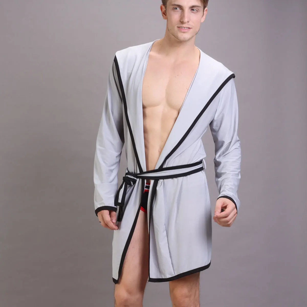 Summer Mens Bathrobe Viscose y Robe Lounge Men s Loose Silky summer-mens-bathrobe-viscose-y-robe-lounge-men-s-loose-silky