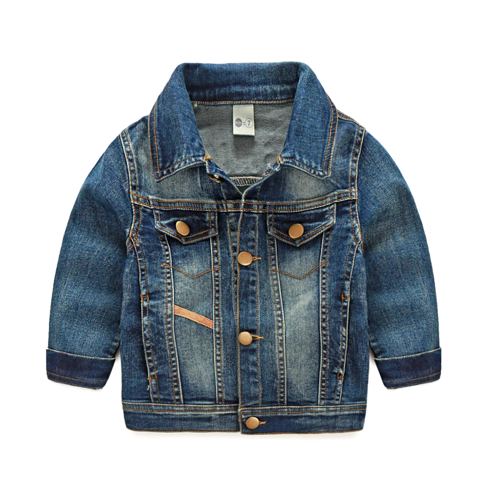 Baby Boys Denim Jacket Leisure Coat Autumn Fashion Children Tops Cowboy