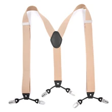 Мульти-цвет можно выбрать подтяжки 6 зажимы Y с ремешком в виде буквы модные повседневные унисекс крест полиэстер подтяжки