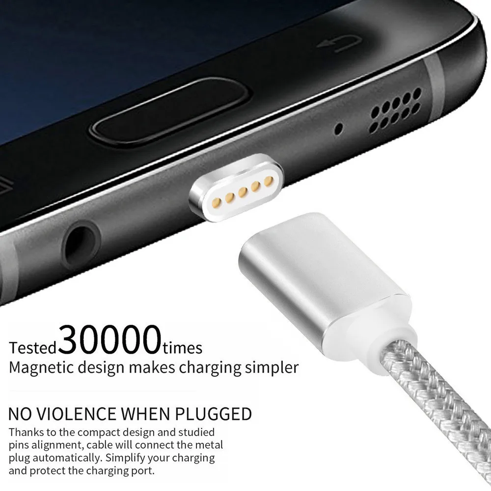 

C-type adapter adapter magnetic data line replacement head for Samsung S9 C-type magnetic cable replacement adapter