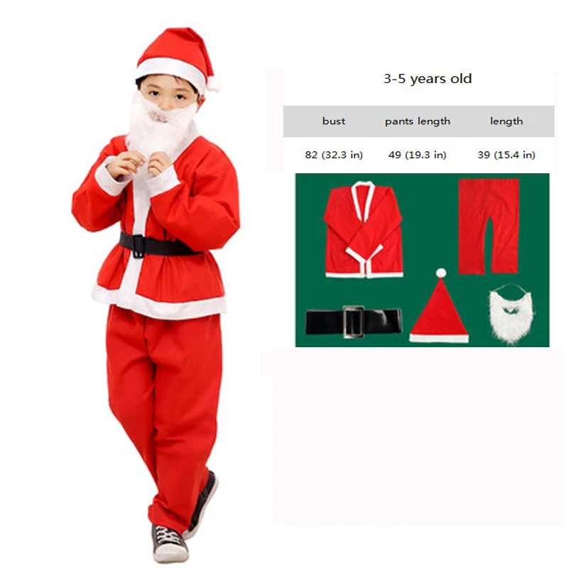 Рождественский костюм для детей; костюм Санта-Клауса для взрослых; женское платье; костюмы на год; костюмы для мальчиков; пояс с бородой; шапка; Рождественский комплект