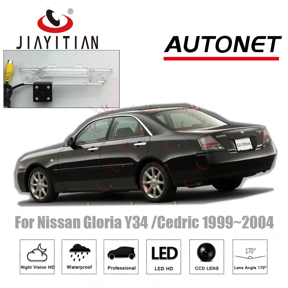 JiaYiTian Автомобильная камера заднего вида для Nissan Gloria/Cedric Y34 1999 ~ 2004 ccd резервная камера номерного знака камера заднего вида