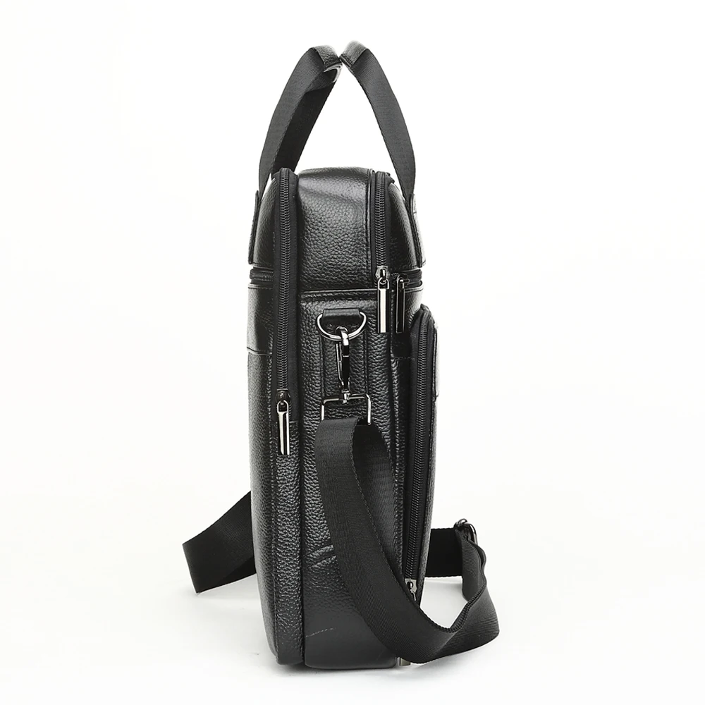 MEIGARDASS Genuine Leather Business Briefcase Men Travel Shoulder Messenger Bags Male Document Handbags Laptop Computer Bag 5