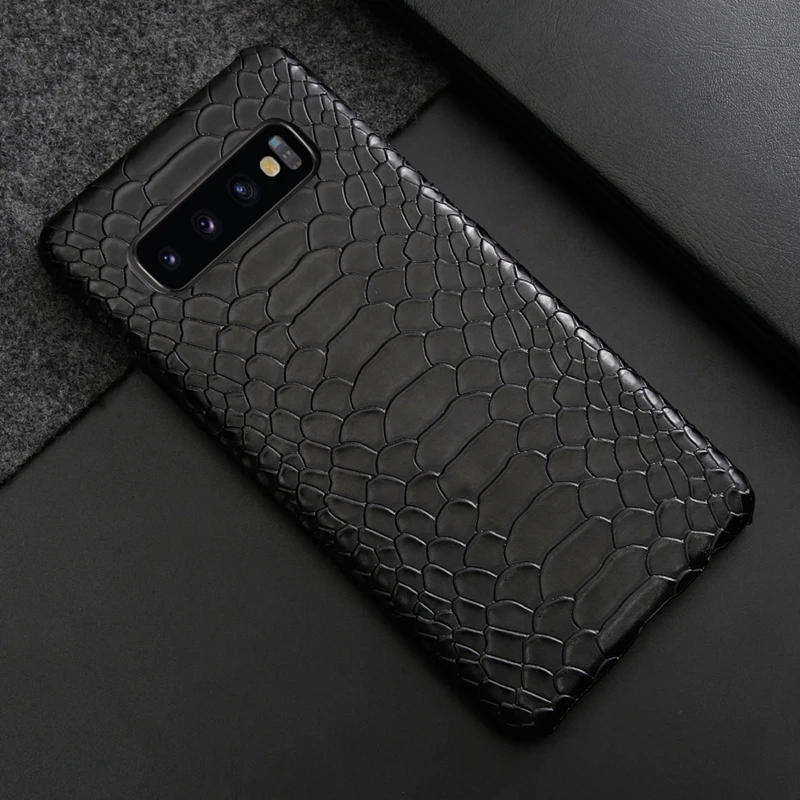 Чехол со змеиным узором S10 для Samsung Galaxy S10e Plus чехол из искусственной кожи S9 Note 10 Pro 9