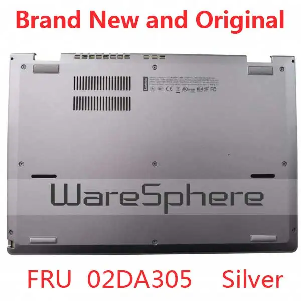 Новая и оригинальная Нижняя крышка для Lenovo ThinkPad Yoga L380 S2 02DA305 460.0CT0Q.0003 Серебро