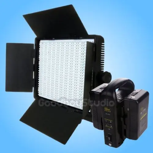 

CN-900SA LED Light Panel with 2PCS RL-130S Li-ion V-mount Battery + RL-2KS Charger