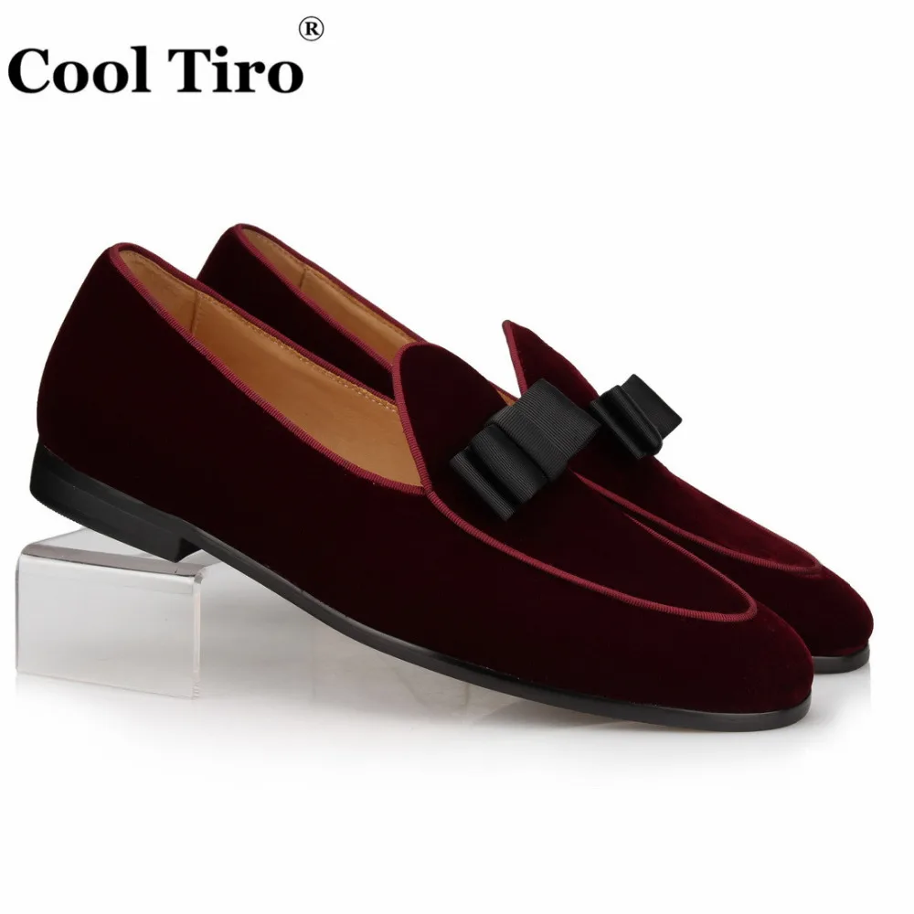 velvet  loafers Bow (1)
