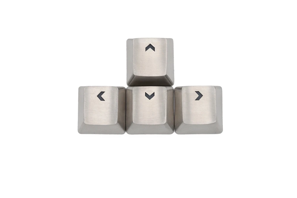 Teamwolf Boné de mx para Teclado Mecânico Chapéu de Chave Prateado de Metal para Teclado Jogos com Seta e Luz Através da Iluminação Traseira Aço Inoxidável - Imagem 5