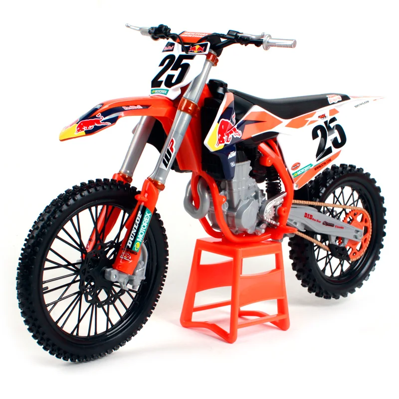 Гоночный мотоцикл MAISTO 1:6 2017 KTM 450 SX F RED BULL Supercross новая модель под давлением в