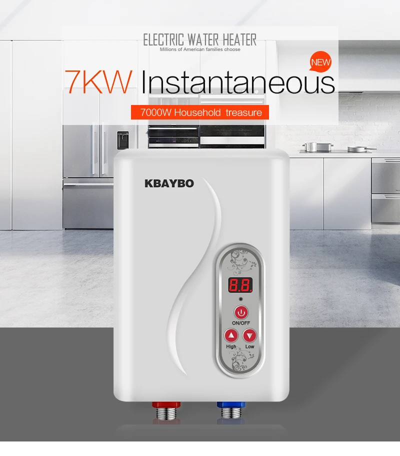 7000 w aquecedor de água instantâneo elétrico