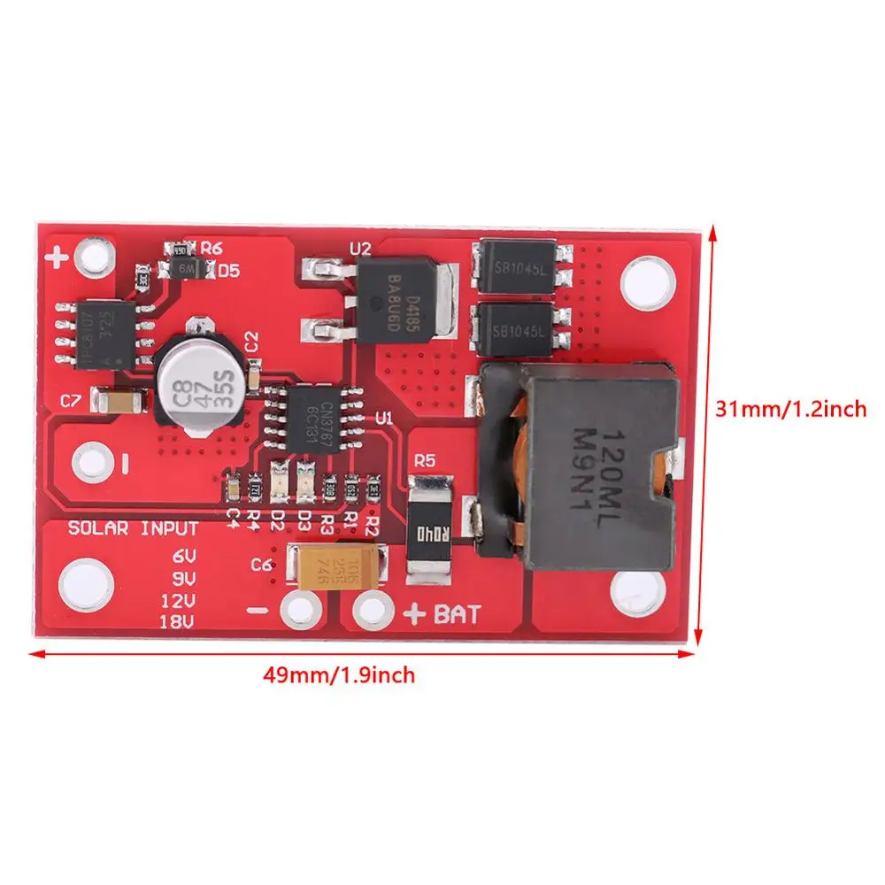3A MPPT контроллер солнечной панели зарядный модуль для 12V свинцово-кислотного