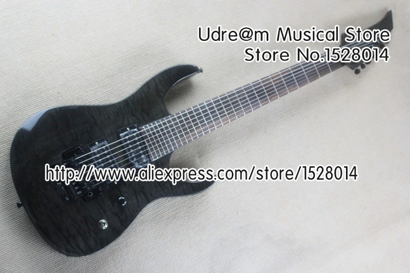 

High Quality Quilted Finish Suneye Electric Guitars China 7 String Custom Logo Guitar Free Shipping