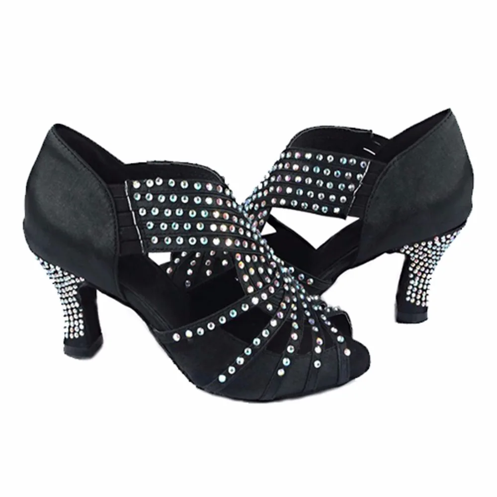 Woman Ballroom Latin Dance Shoes Salsa Sandal Female Samba Tango