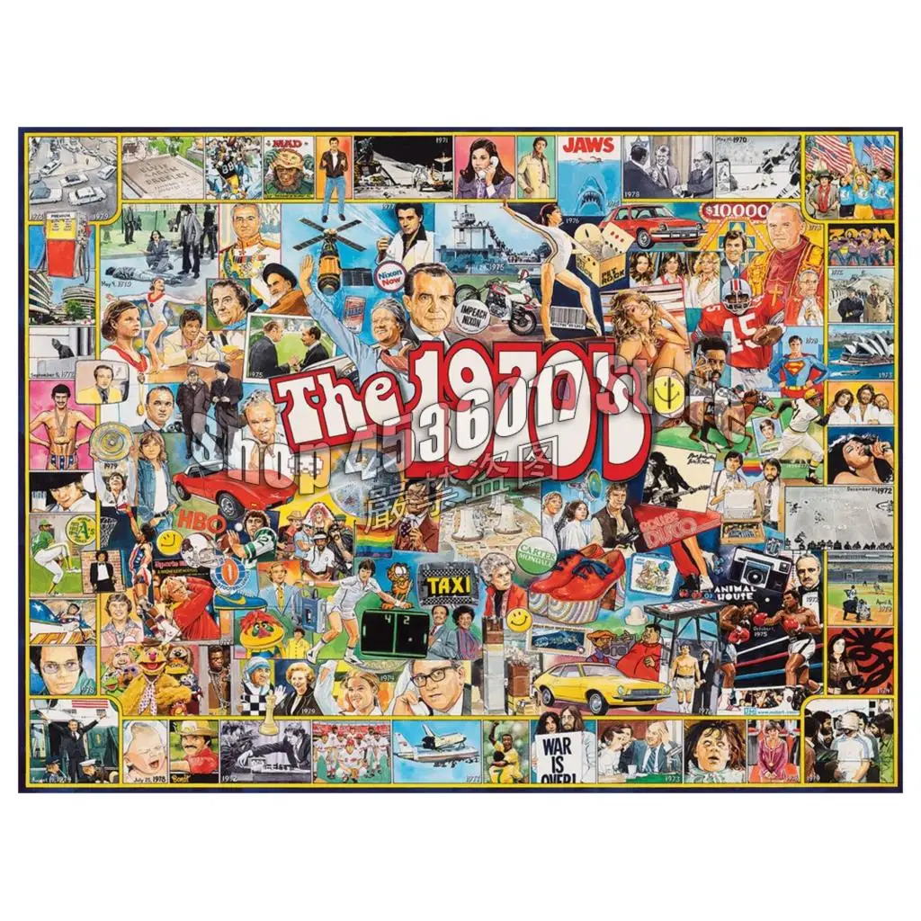 Семидесятые 5D DIY Алмазная Картина Вышивка крестом мультфильм полный квадрат