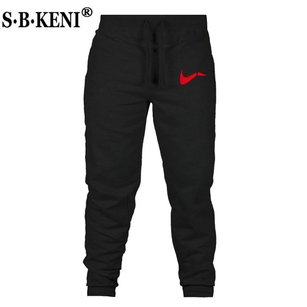 

2019 Brand Autumn printing LOGO Men's Joggers Pants Fitness Clothing Tracksuits Trousers Slim Fit Workout Pants Male Sweatpants