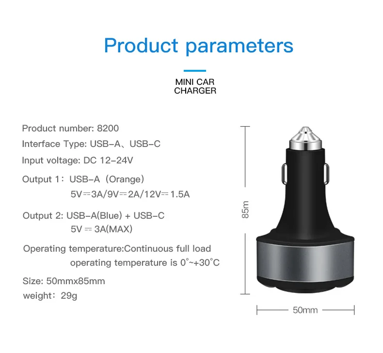 QC 3.0 USB Type C Car Charger (16)