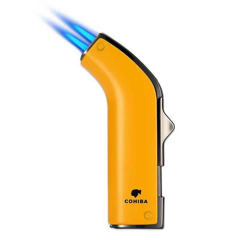 

Cigar Lighter Double Tube Windproof Metal Creative Portable Cigar Lighter