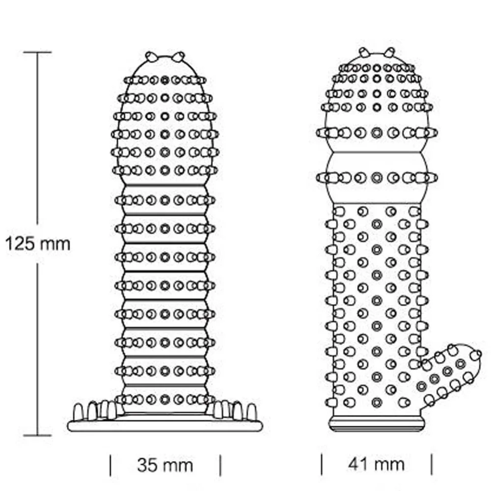 hc002spike Sleeve Reusable Condoms (29)