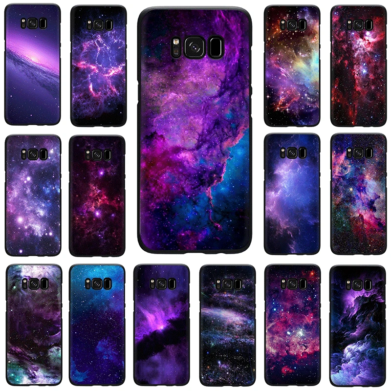

interstellar Purple Space Star Soft Silicone phone case for Samsung GaLaxy S6 S7 Edge S8 S9 S10 Plus S10e M10 M20 M30 Note 8 9