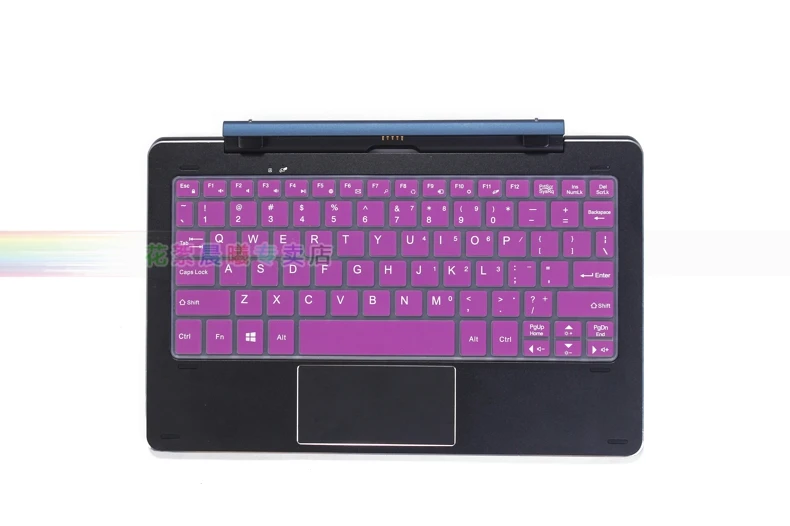 Для chuwi Hi Book 10 Hi 10 pro 10,1 дюймов новая силиконовая клавиатура для планшета защитная крышка для кожи Hibook10 Hi10pro - Цвет: purple