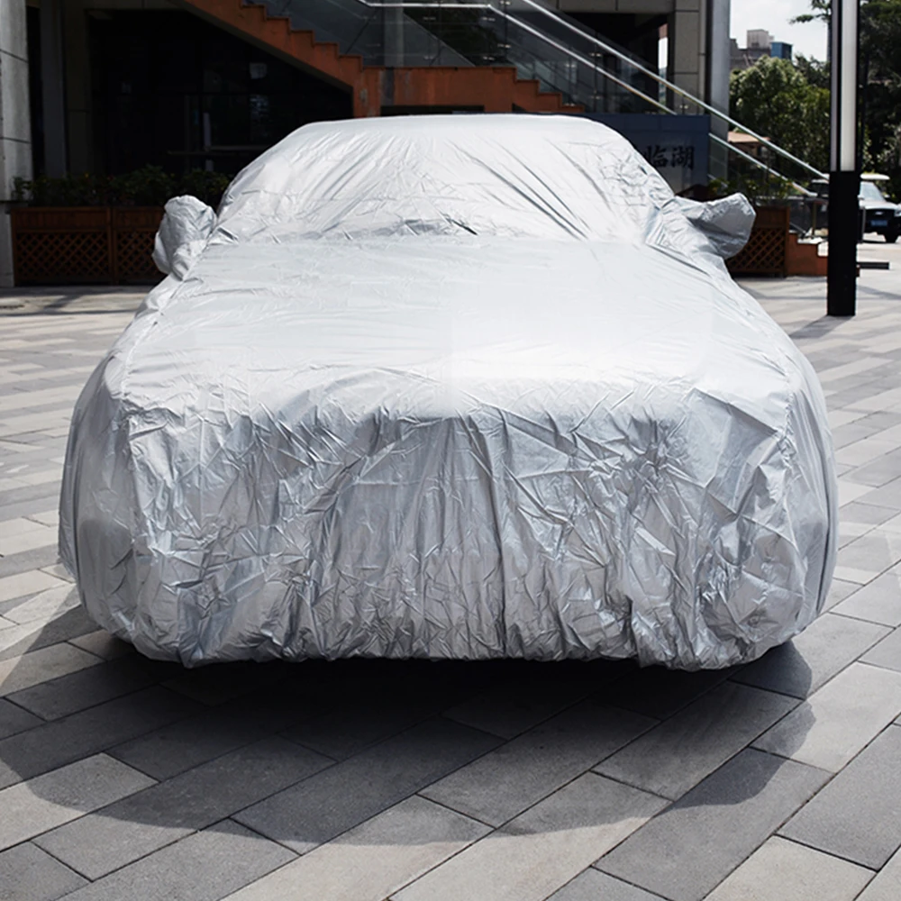 Car Cover Sedan SUV Tent Covers Sun Reflective Shade Rain Frost Snow Dust Waterproof Protection Anti UV Outdoor Car Accessories