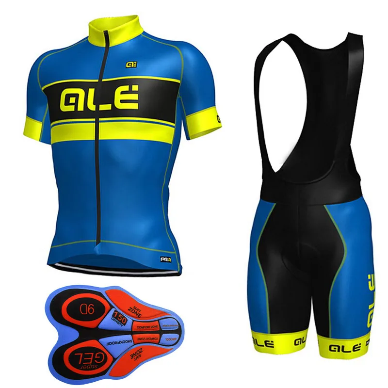 Team Pro Cycling Jersey ALE Bike Short Ropa Ciclismo Quick Dry Summer