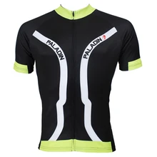 Новая мужская велосипедная Джерси удобный с коротким рукавом воздухопроницаемая одежда для катания на велосипеде Paladin Helm велосипедная рубашка черная одежда для велоспорта