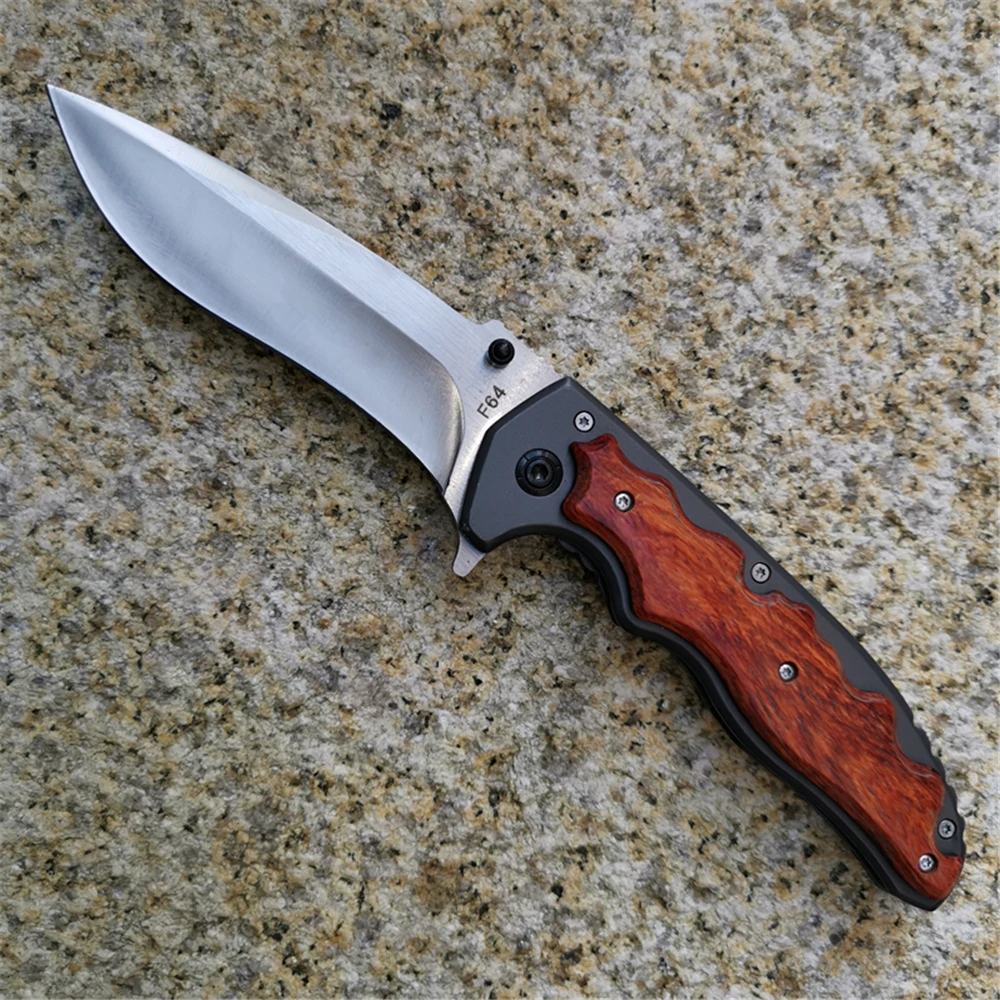 

NEW 5CR15MOV Fixed Blade Knife with Sharper Rope Cutter Outdoor Camping Hunting Survival Tactical Jungle Adventure Knives