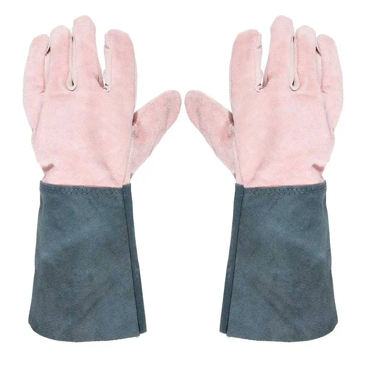 

Safurance Double Layer Welding Work Gloves Welders Thick Cow Split Leather Kitchen Stove Heat Puncture Resistant BBQ Glove