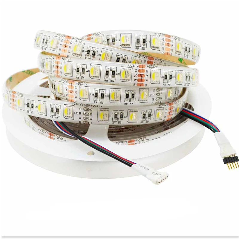 Новинка 4 цвета в 1 светодиодный RGBW/RGBWW полосы Водонепроницаемый AC/DC 12V 5050 SMD 60 5