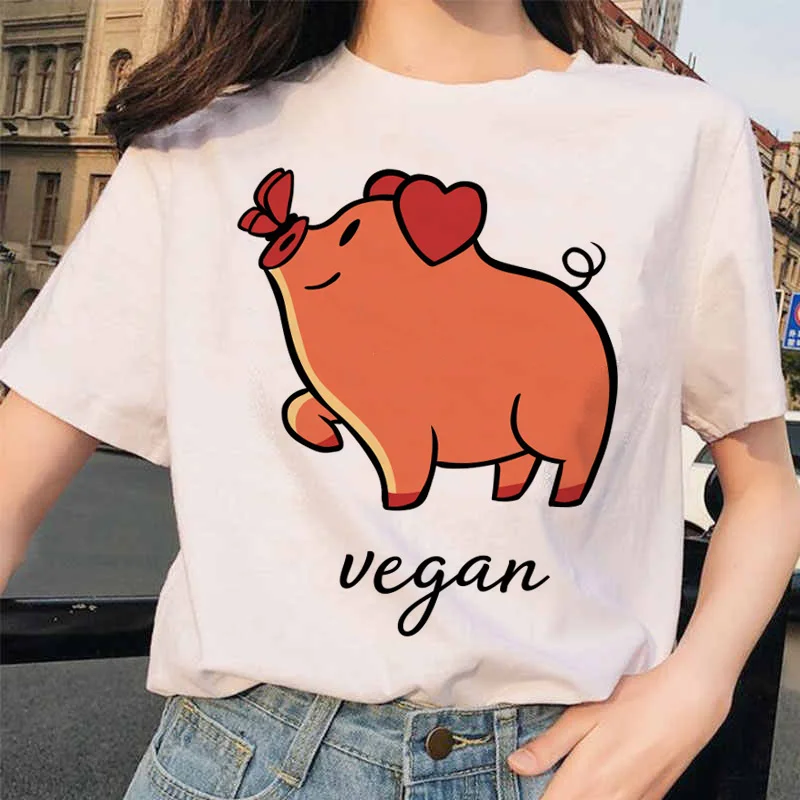Vegan Harajuku, женская футболка, Ullzang Kawaii, милый летний женский топ с принтом в виде пчелы, 90 s, мультяшная футболка, модные футболки с графикой