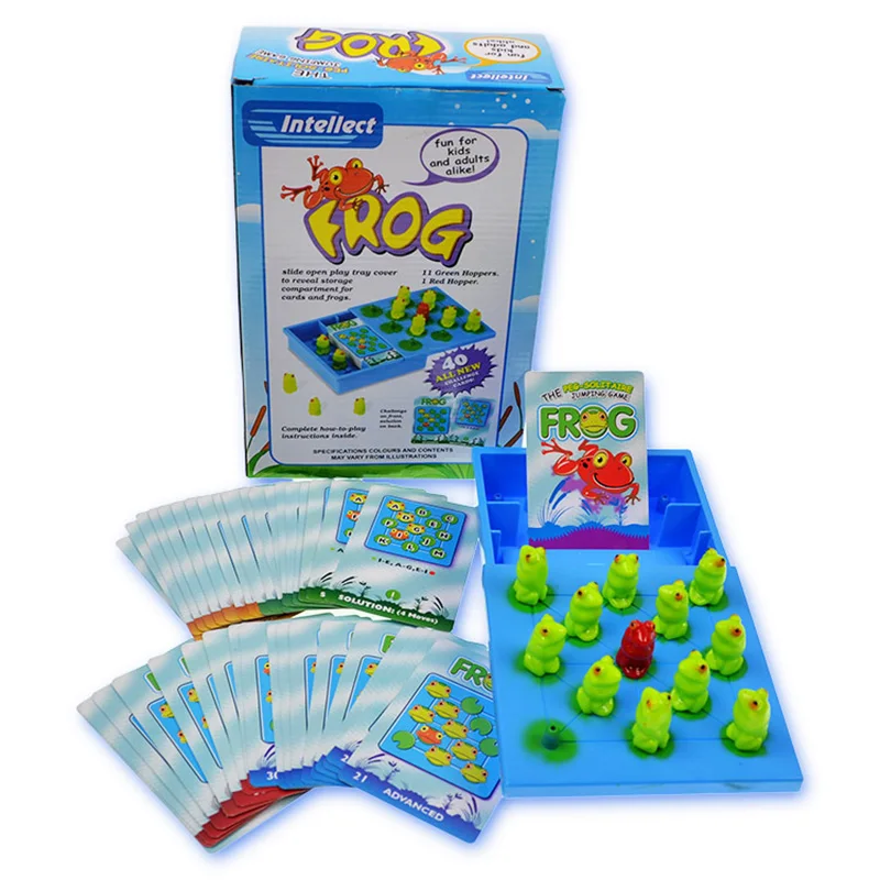 

Frog Education Board Game Family/Party/Friends 3-7 Years Old Jumping Game Best Gift for Children Funny Intellect