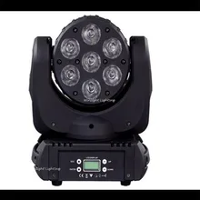 Супер яркость(8 шт./партия) 7*15 Вт RGBW 4 в 1 светодиодный мини-пучок с подвижной головкой светодиодный настенный светильник