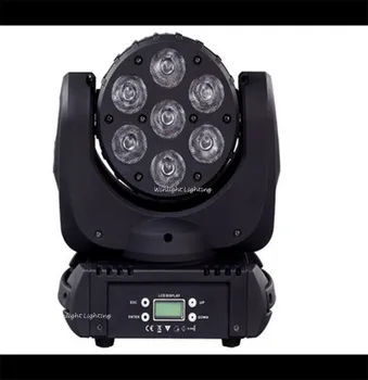

Super Brightness ( 8 pcs / lot ) 7*15W RGBW 4 in 1 LED Mini Beam Moving Head LED Moving Head Wall Washer Light