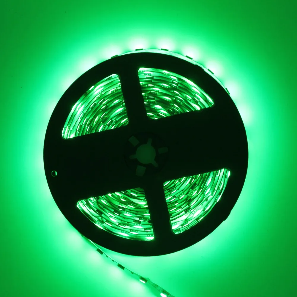 Супер яркость 5 м 12 В вход SMD5050 60 Led/метр 300 Гибкая полоса теплый белый красный