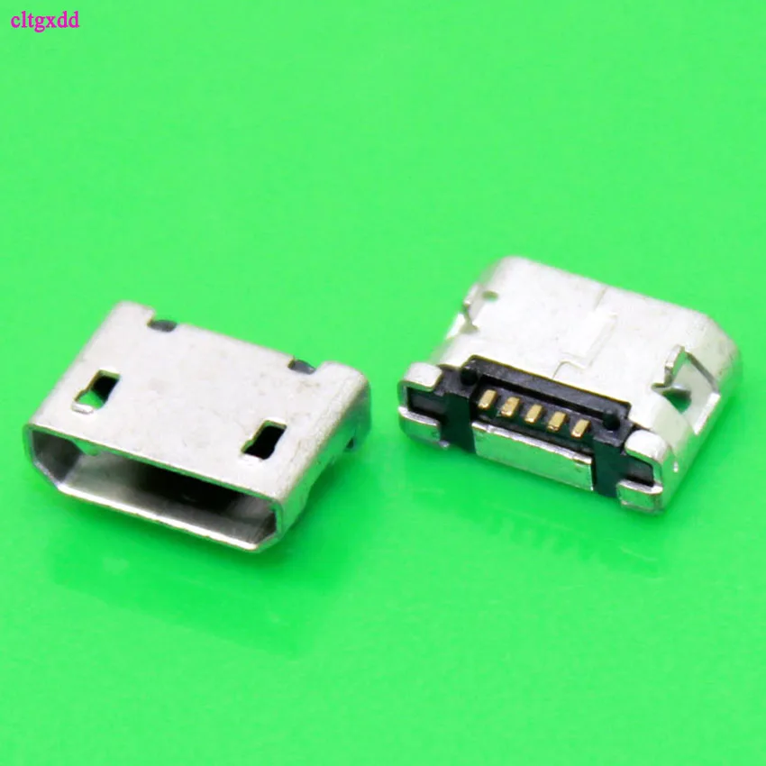 

cltgxdd 10pcs G19Y Micro USB 5p Female Connector for Mobile Phone Micro USB Charging Socket Straight Mouth Sale at a Loss Russia